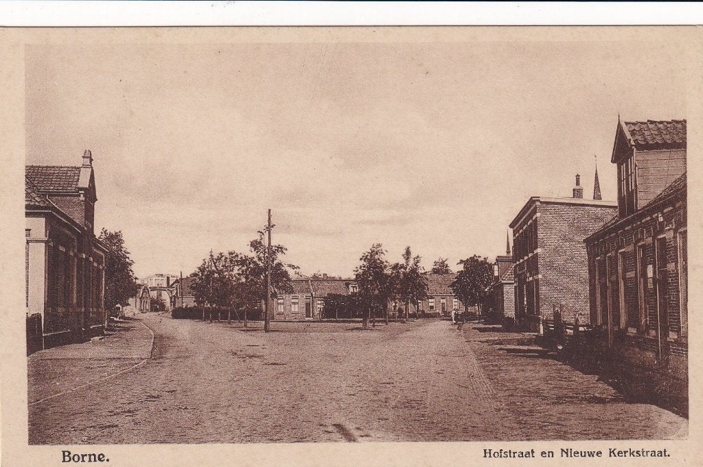 Borne, Hengelo., Verzamelen, Ansichtkaarten | Nederland, Verzenden, 1920 tot 1940, Gelopen, Overijssel