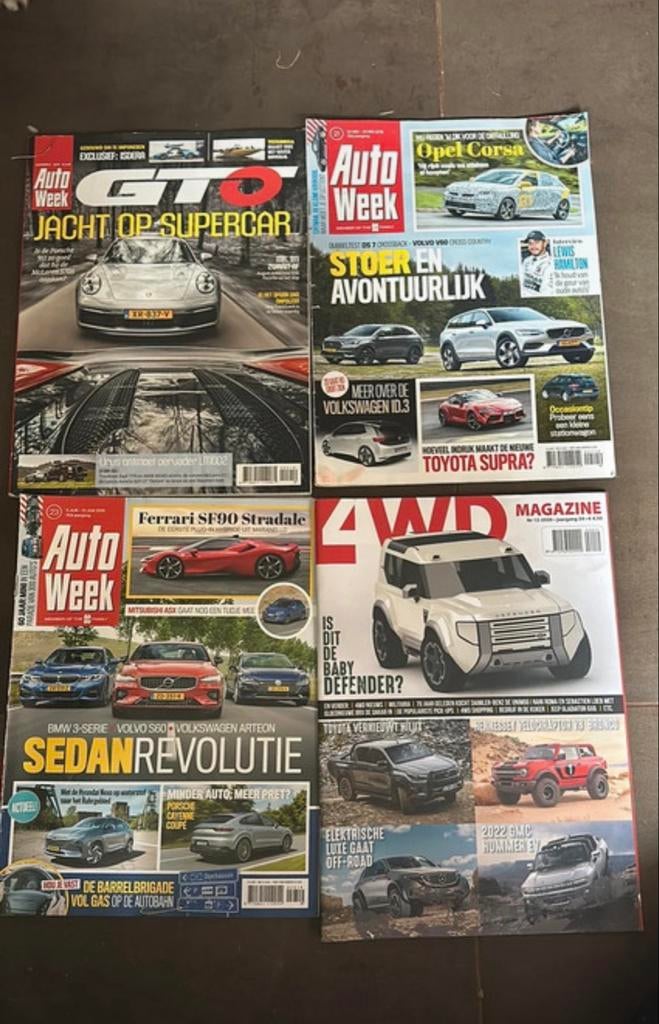 AutoWeek en 4WD Magazine - Diverse uitgaven, Boeken, Auto's | Boeken, Ophalen of Verzenden, Gelezen