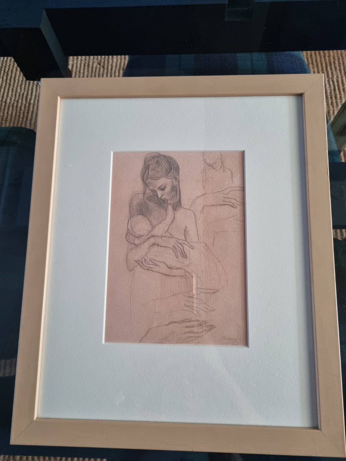 Tekening (litho) Picasso, Antiek en Kunst, Ophalen
