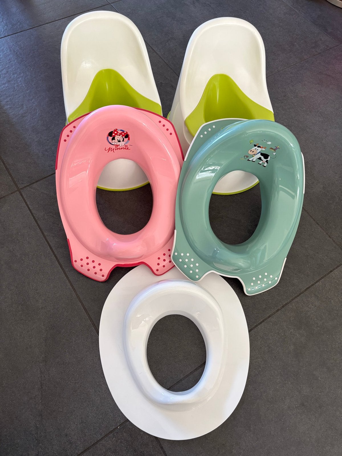 Set potjes en toiletverkleiners, Ophalen, Gebruikt