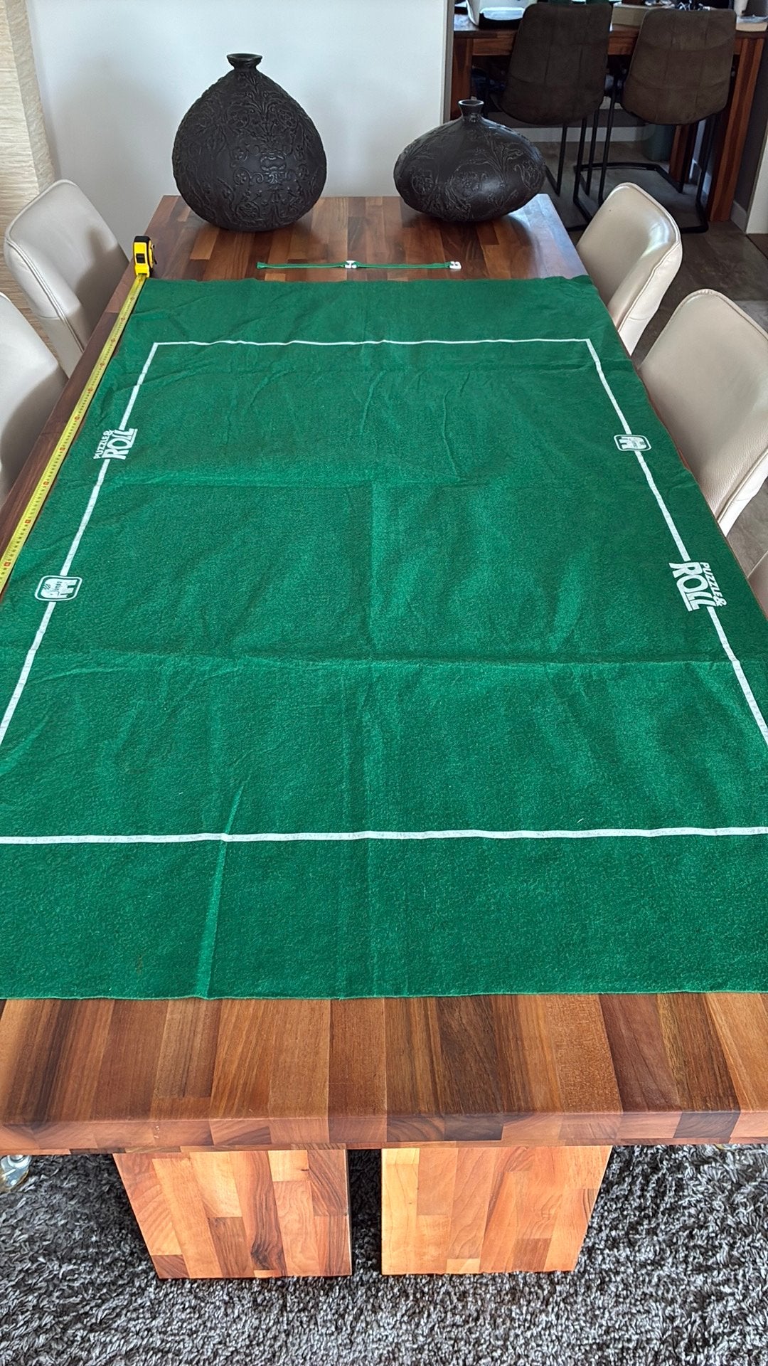 Puzzelmat met koker, Ophalen, Gebruikt