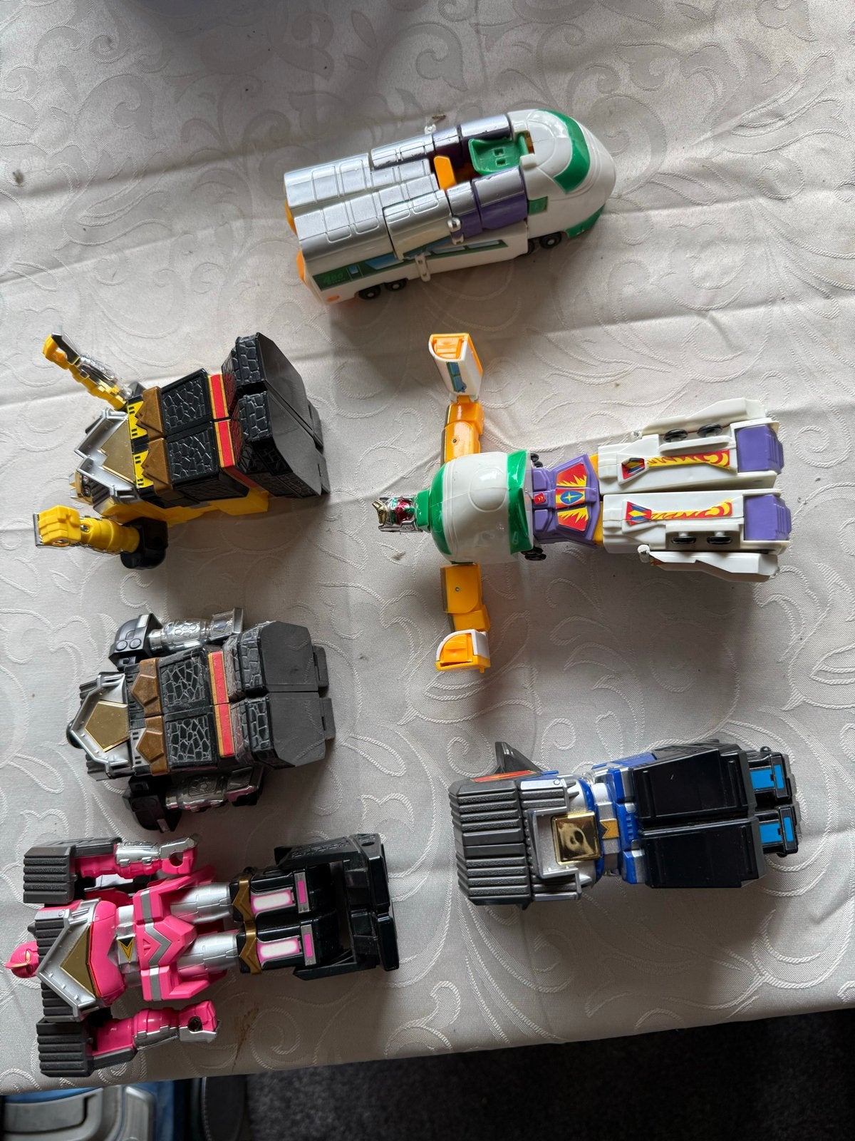 Power Rangers en Transformers Combinatie Speelgoed, Overige generaties, Ophalen of Verzenden, Gebruikt, Overige rassen