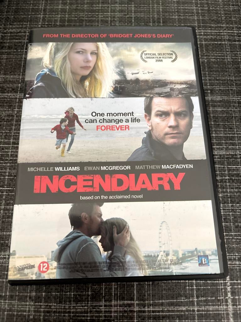 Incendiary DVD - Michelle Williams, Ewan McGregor, Ophalen of Verzenden, Zo goed als nieuw