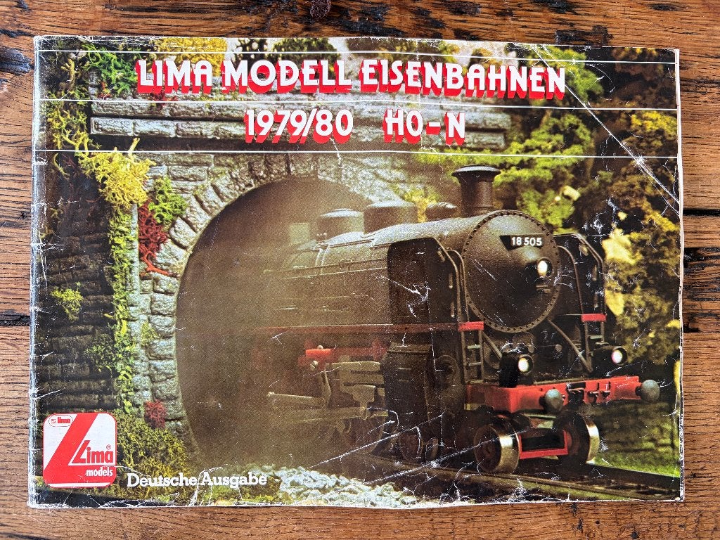 Lima modelspoor catalogus, Wisselstroom, Gebruikt, Lima, Boek, Tijdschrift of Catalogus