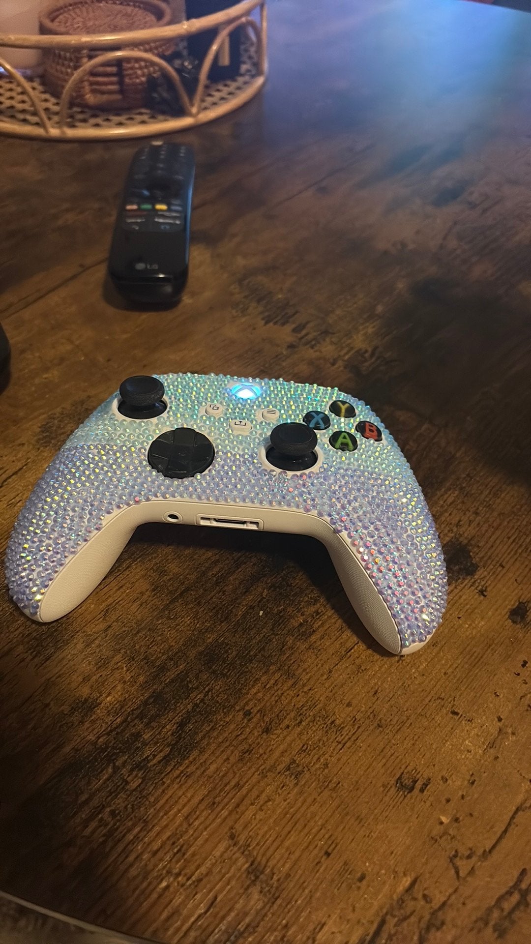 Bedazzled xbox series controller, Ophalen of Verzenden, Zo goed als nieuw, Controller, Xbox Original