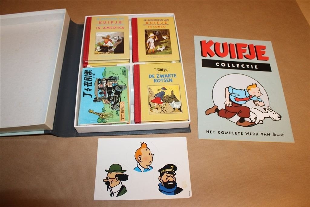 Kuifje Collectie — 5 Mini-Albums + 6 Chinese Boekjes, Eén stripboek, Ophalen of Verzenden, Gelezen