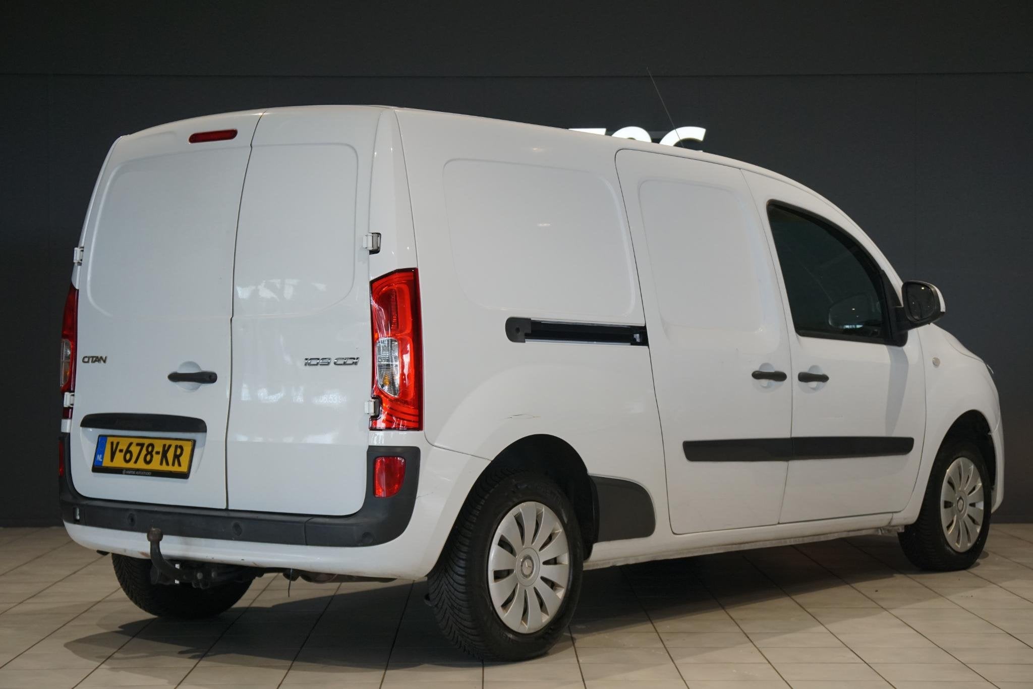 Mercedes-Benz Citan 109 CDI BlueEFFICIENCY Extra Lang + TREK, Auto's, Stof, Gebruikt, Euro 6, 4 cilinders