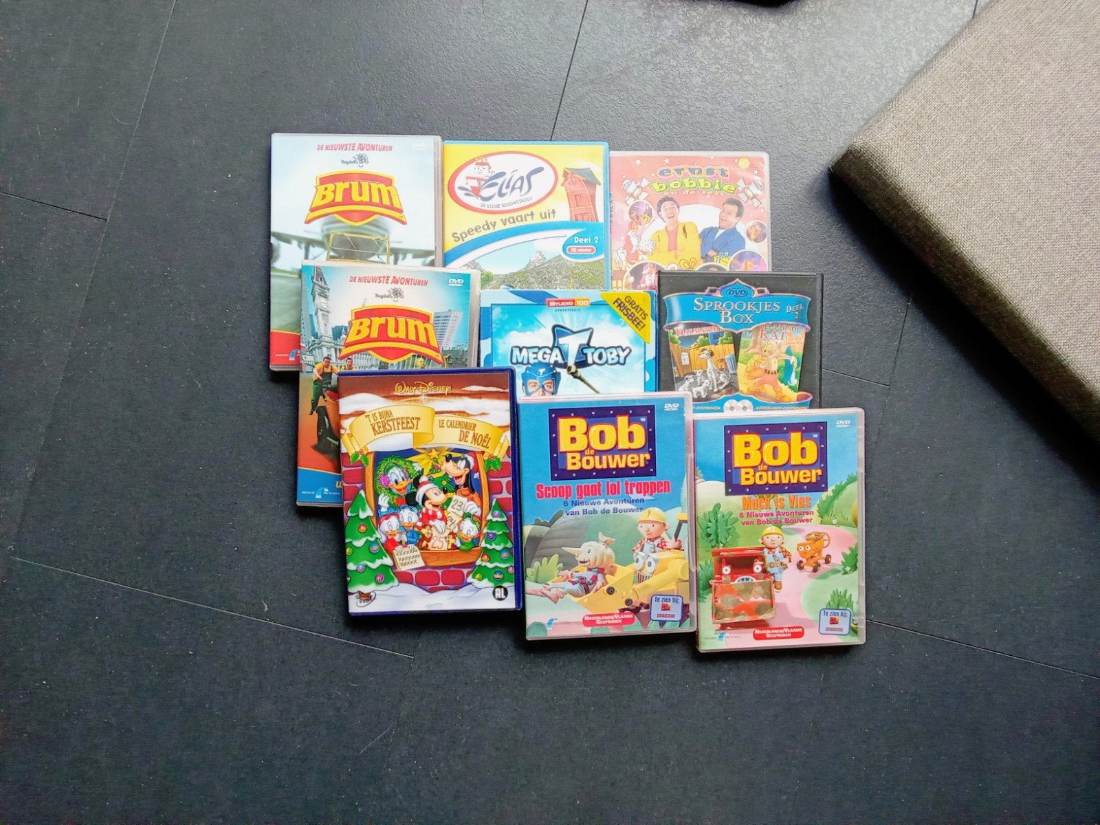 Grote collectie kinder DVD's: Brumm, Bob de Bouwer, Elias, Verzamelbox, Alle leeftijden, Zo goed als nieuw, Familie