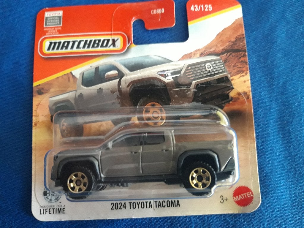 Matchbox Toyota Tacoma 2024 grijs, Ophalen of Verzenden, Nieuw, Auto