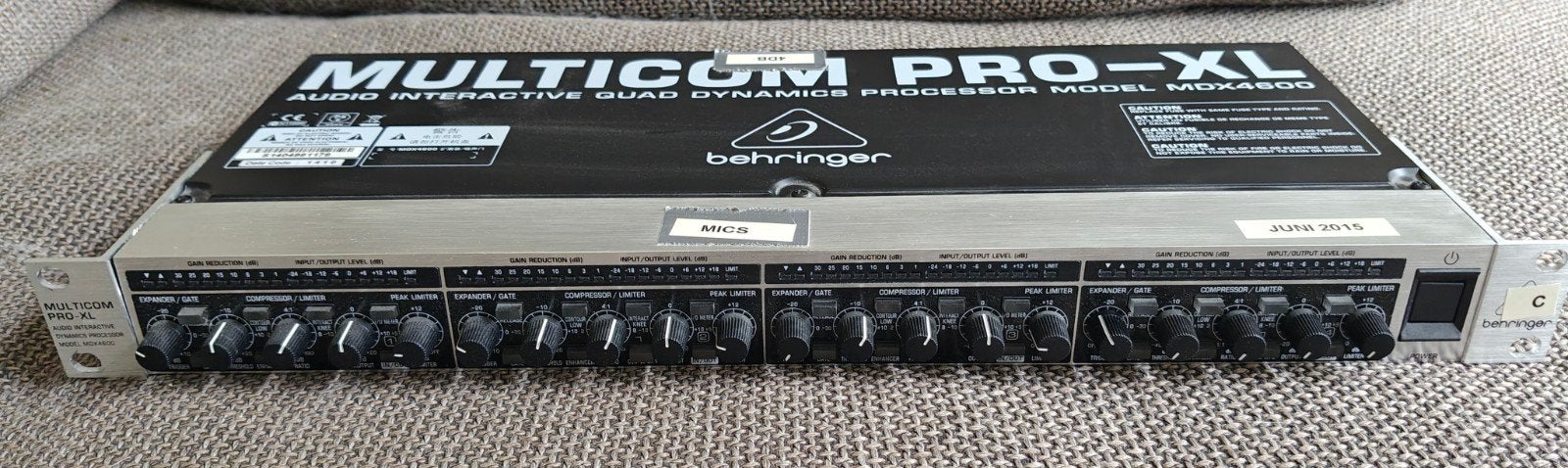 Behringer Multicom Pro-XL MDX4600 Compressor/Limiter, Ophalen of Verzenden, Gebruikt, Minder dan 5 kanalen