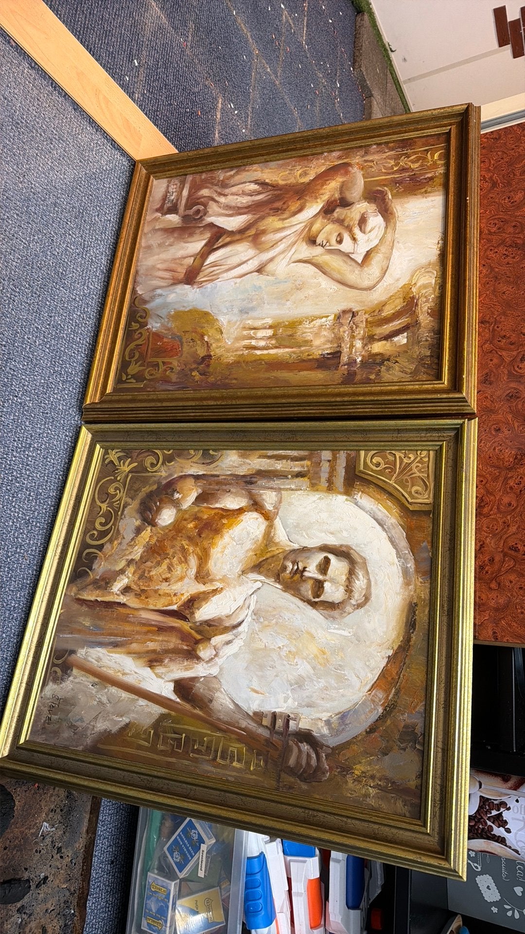 Schilderij, Ophalen
