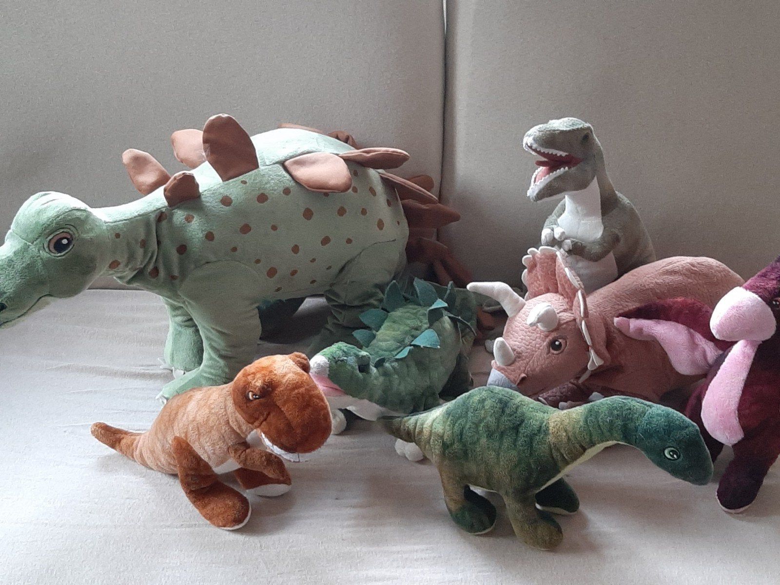 7 Dinosaurus knuffels...., Ophalen, Nieuw, Overige typen