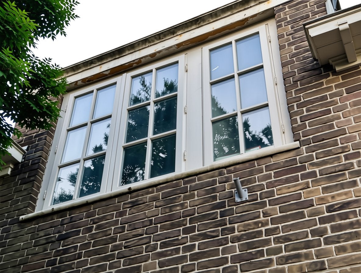 Dubbel openslaand raam met HR ruitjes, Doe-het-zelf en Verbouw, Ophalen, Gevelraam of Ruit, Gebruikt, 120 tot 160 cm