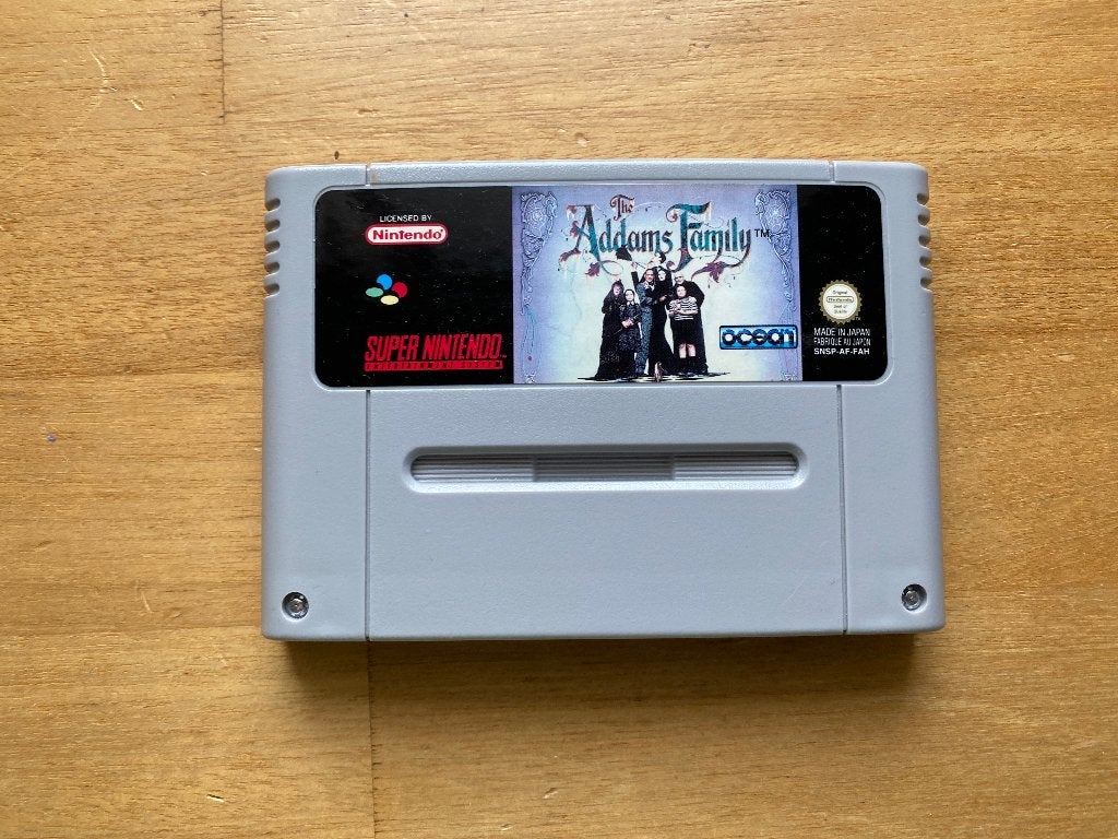 The Addams family snes FAH, Avontuur en Actie, 1 speler, Ophalen of Verzenden, Zo goed als nieuw