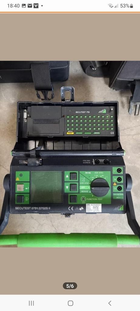 Gossen Metrawatt Secutest 0701/0702S II NEN3140 Tester, Doe-het-zelf en Verbouw, Ophalen of Verzenden, Gebruikt