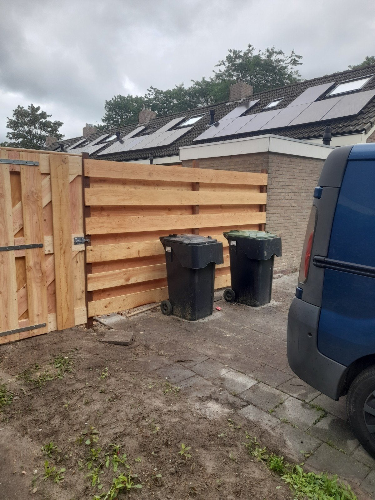Schutting lariks, Tuin en Terras, 1 tot 2 meter, Minder dan 3 meter, Nieuw, Ophalen of Verzenden