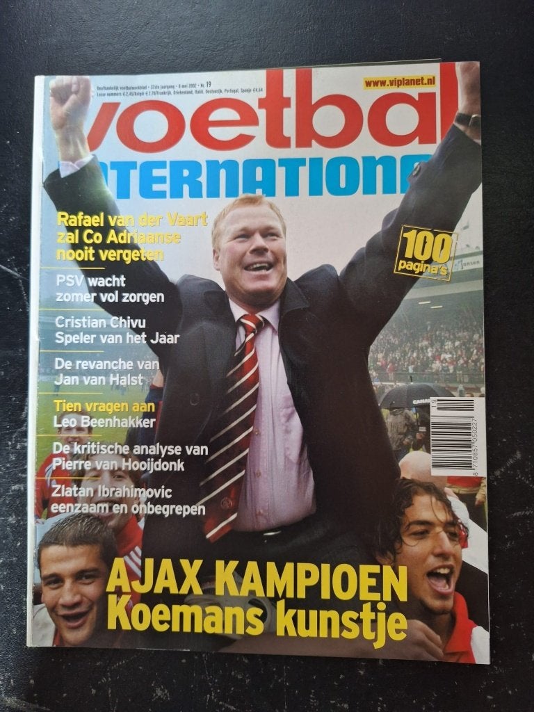 Magazine - Ajax landskampioen 2002, Ophalen of Verzenden, Zo goed als nieuw, Ajax, Boek of Tijdschrift