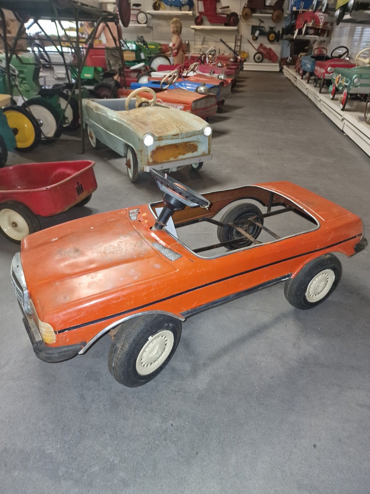 mercedes trapauto  1987, Antiek en Kunst, Antiek | Speelgoed, Ophalen
