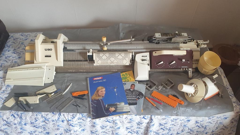 Pfaff breimachine met computer Duitse handleiding, Ophalen, Gebruikt, Toebehoren, Pfaff