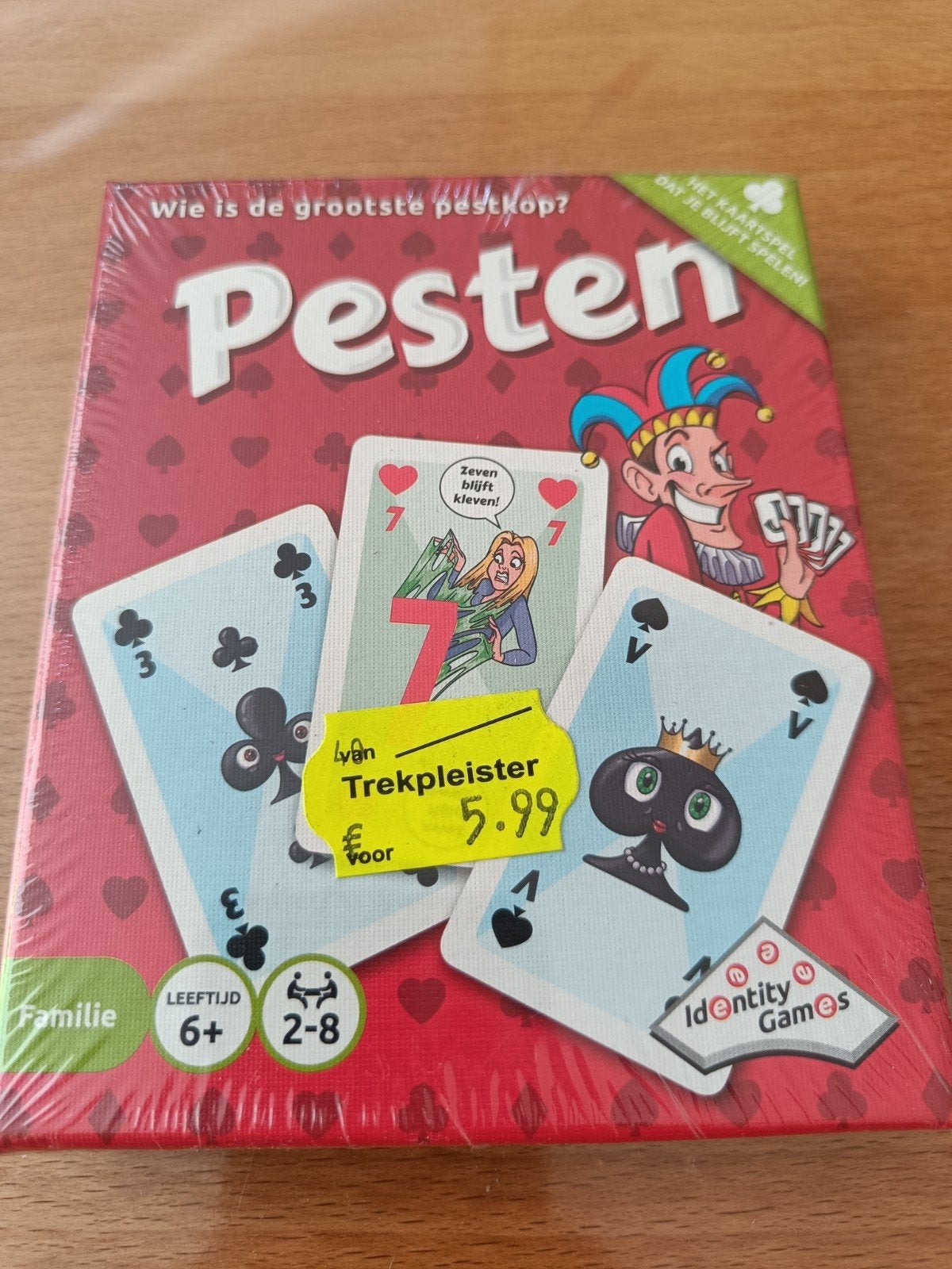Pesten Kaartspel - Het kaartspel dat je blijft spelen!, Ophalen of Verzenden, Nieuw