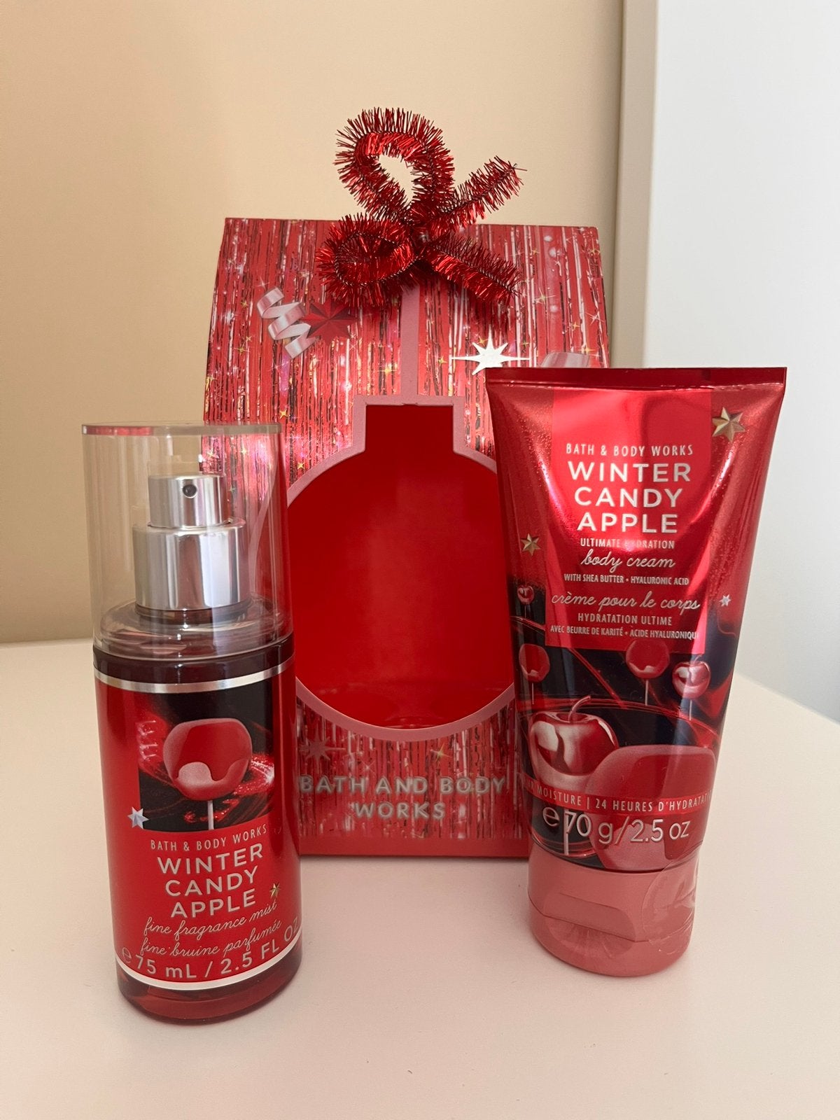 Nieuw! Bath & Body Works winter candy apple mini gift set, Ophalen of Verzenden, Nieuw, Bad & Douche