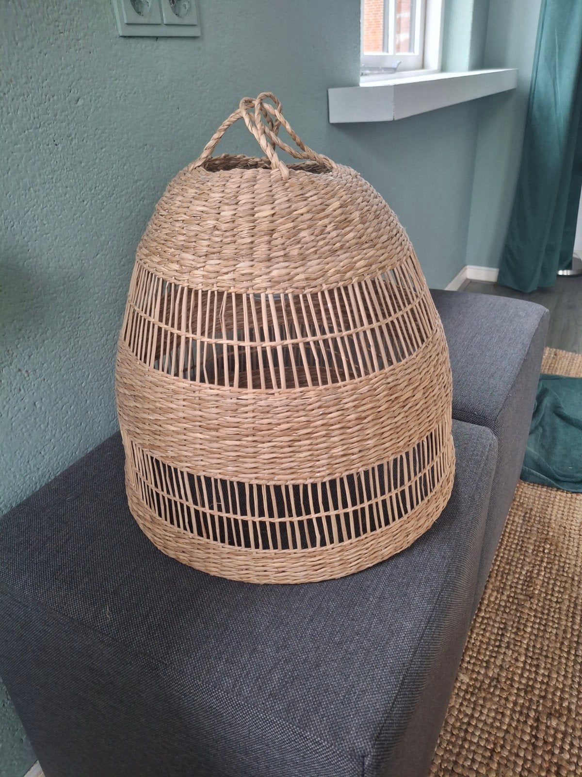 sisal lamp riet, Ophalen