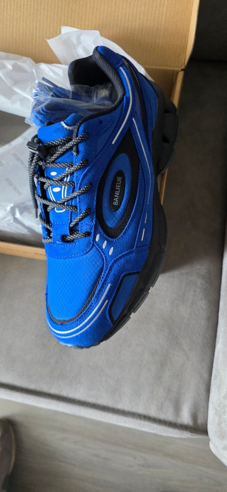 Banlieue sportschoenen, Kleding | Heren, Ophalen of Verzenden, Nieuw, Blauw