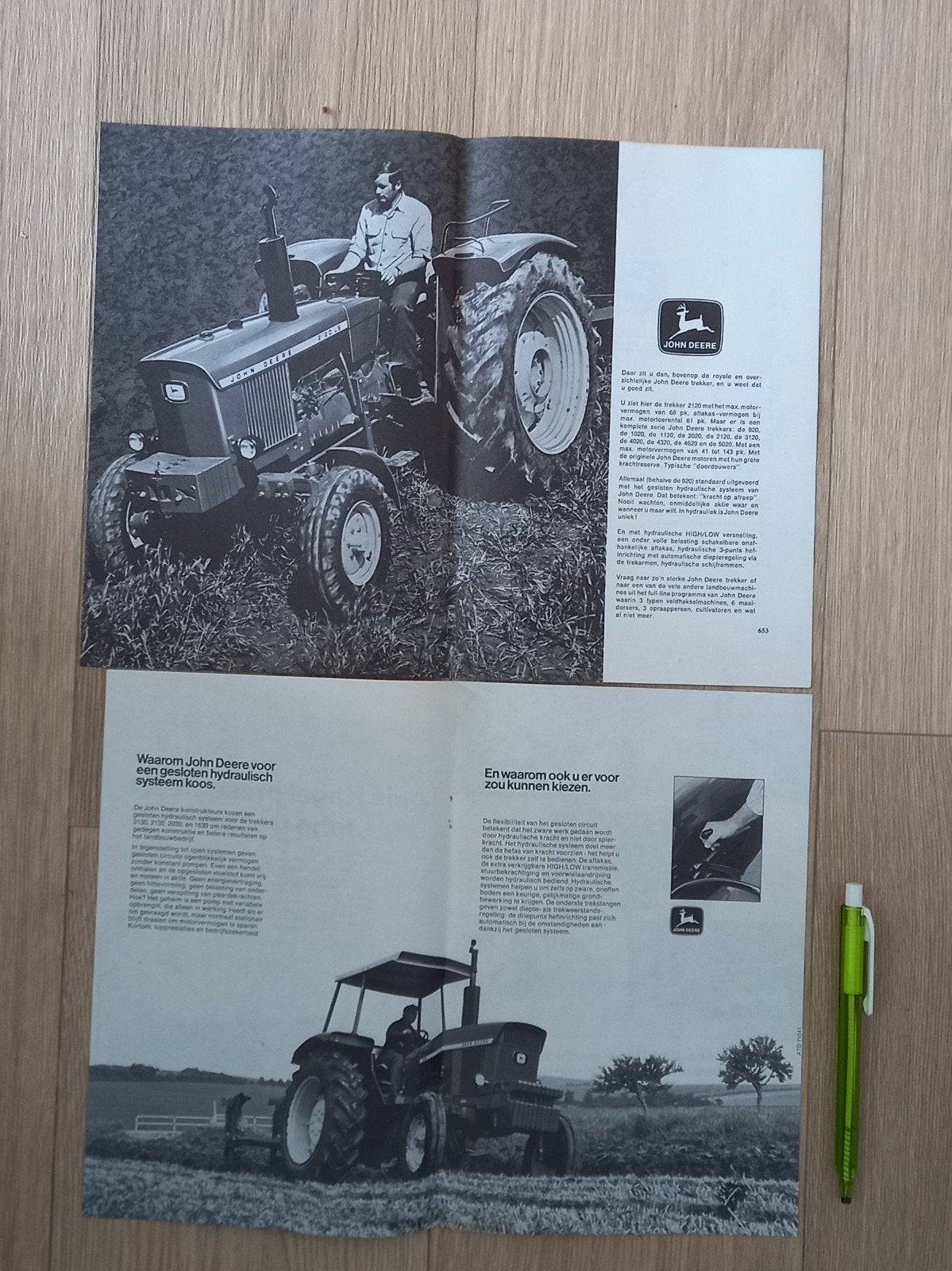 JD 1: John Deere advertenties., Ophalen of Verzenden, 1920 tot 1940, Tijdschrift