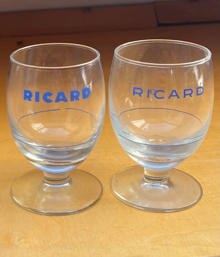 Ricard glaasjes per 2, Ophalen of Verzenden