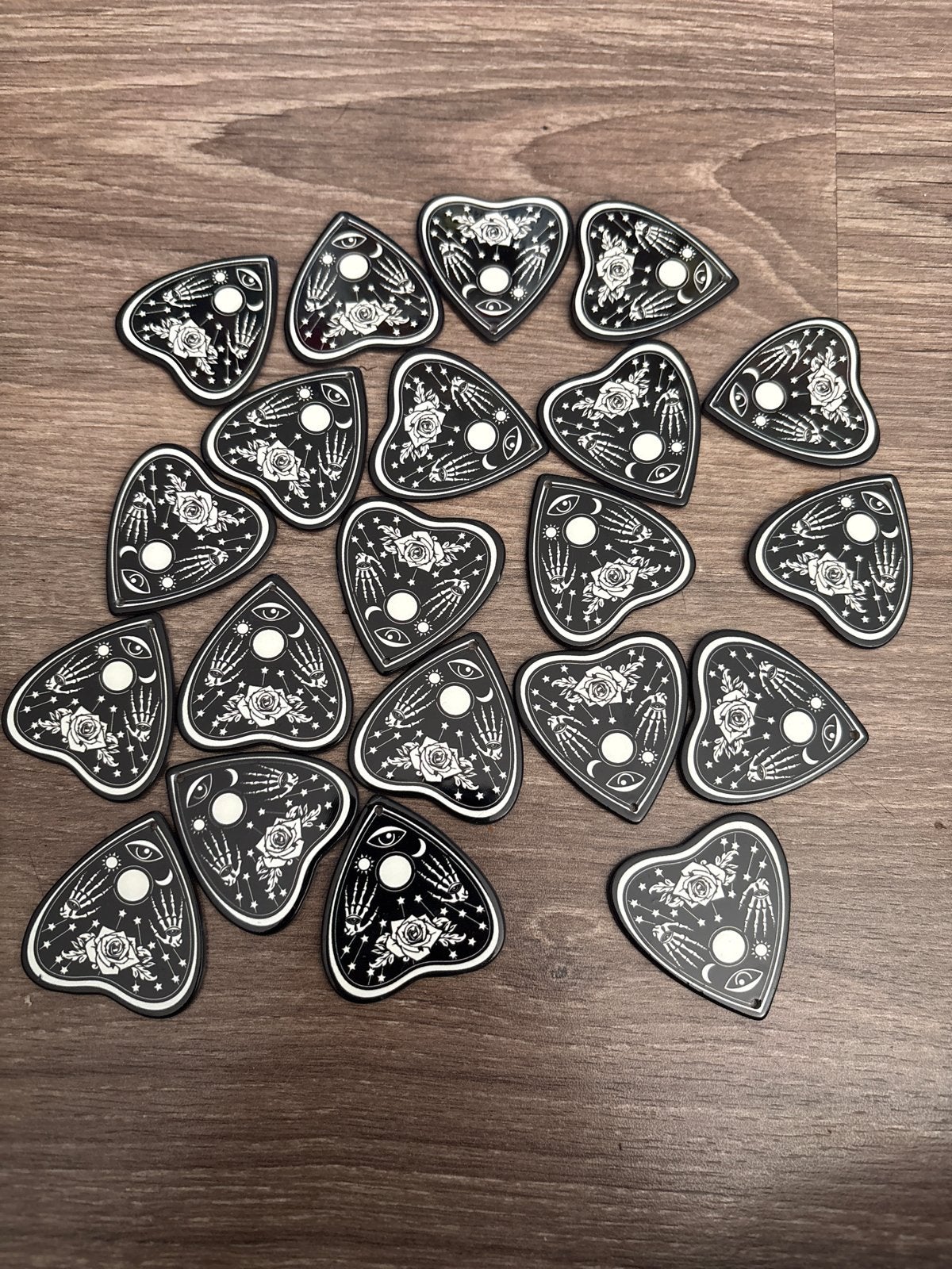Dubbelzijdige Ouija Planchette Hangers/Bedels, Ophalen of Verzenden, Nieuw