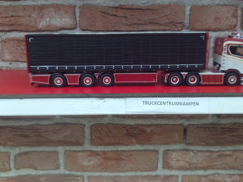 Tekno  Scania  met  Tautliner  van  LD  Transport., Ophalen of Verzenden, Nieuw, Bus of Vrachtwagen, Tekno