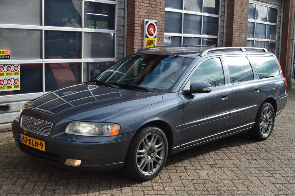 Volvo V70 2.4 D5 Edition, Trekhaak, Leer, Pdc (bj 2007), Diesel, Automatische klimaatregeling, Euro 4, 185 pk
