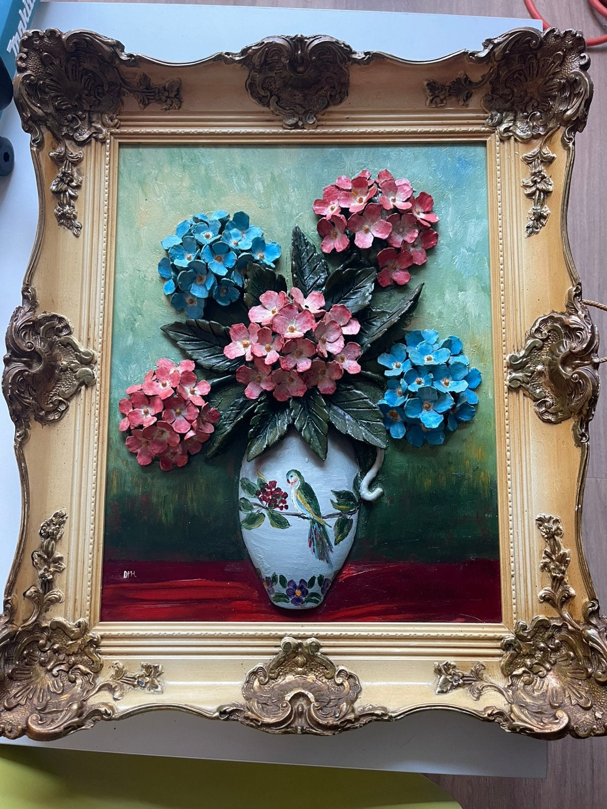 Reliëf schilderij Mascherini-Horvers octrooi 66609, Antiek en Kunst, Kunst | Schilderijen | Klassiek, Paneel, Overige technieken