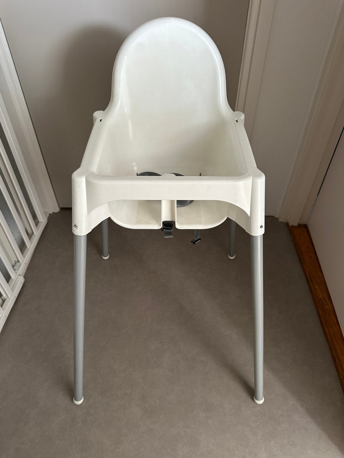 Ikea kinderstoel met verkleiner, Ophalen, Gebruikt, Inklapstoel, Gordel(s)
