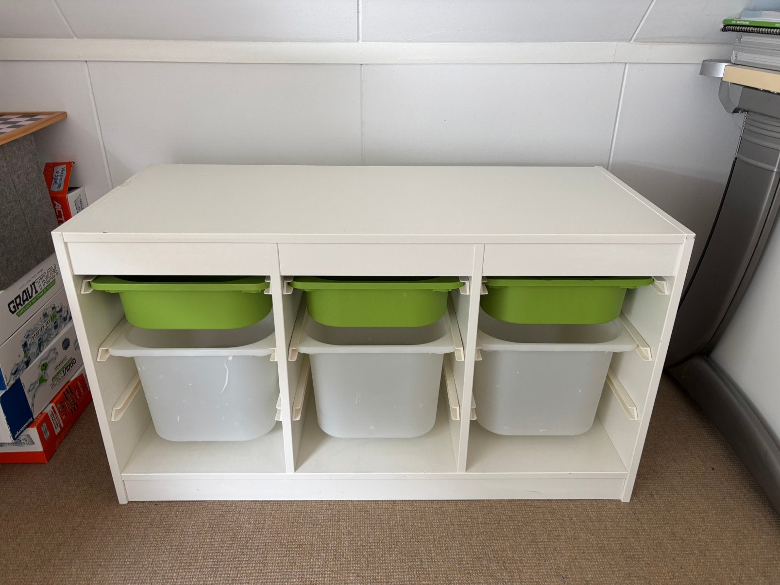 Ikea Trofast opbergkast met bakken erbij, Kinderen en Baby's, Kinderkamer | Commodes en Kasten, Gebruikt, Minder dan 50 cm, Ophalen