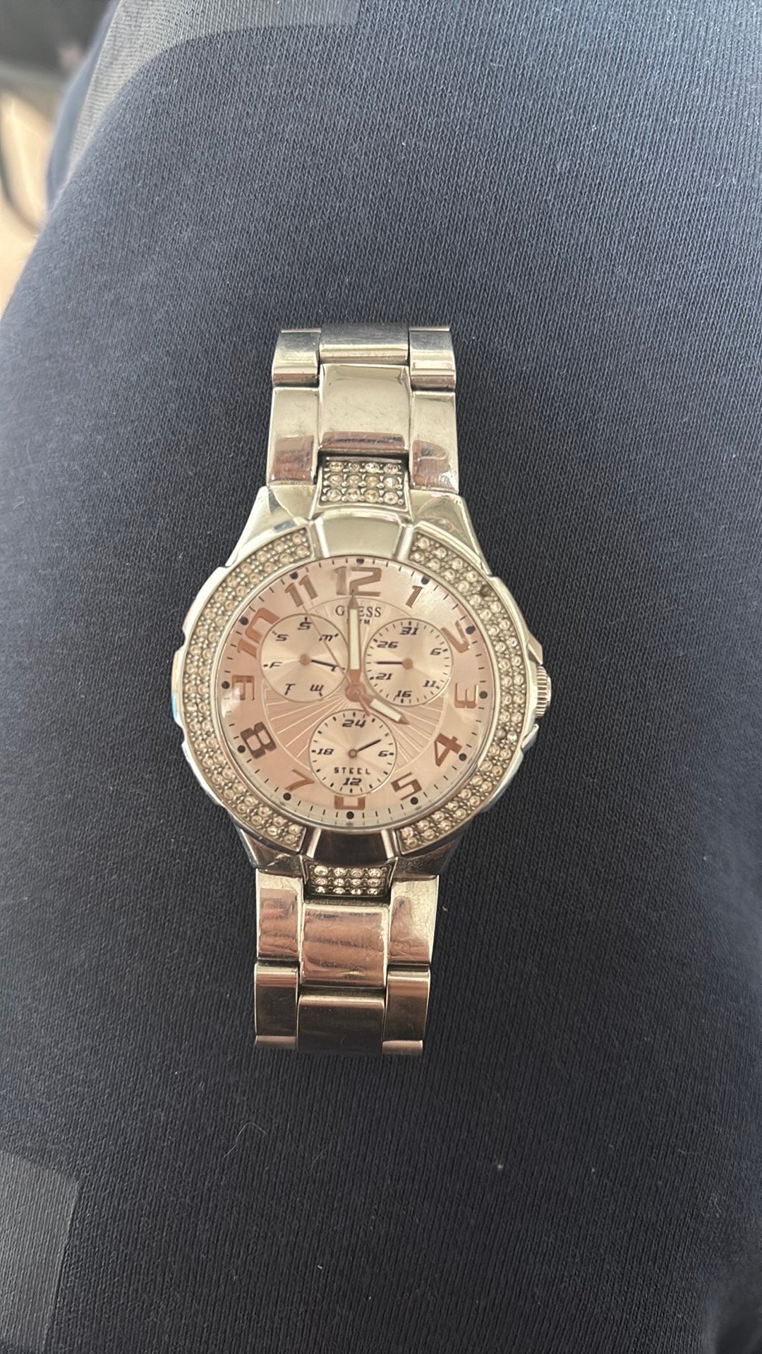 Guess dames horloge, Staal, Gebruikt, Guess, Polshorloge
