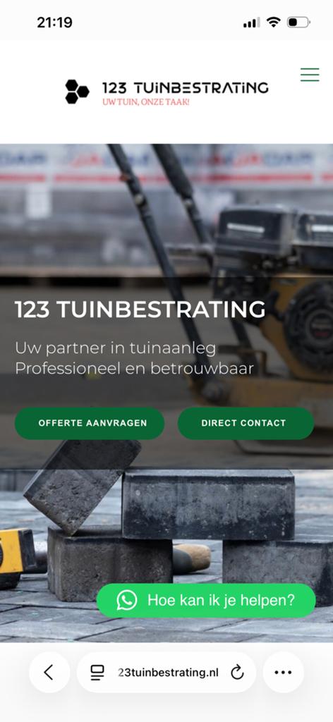 123 Tuinbestrating, Zakelijke goederen, Exploitaties en Overnames