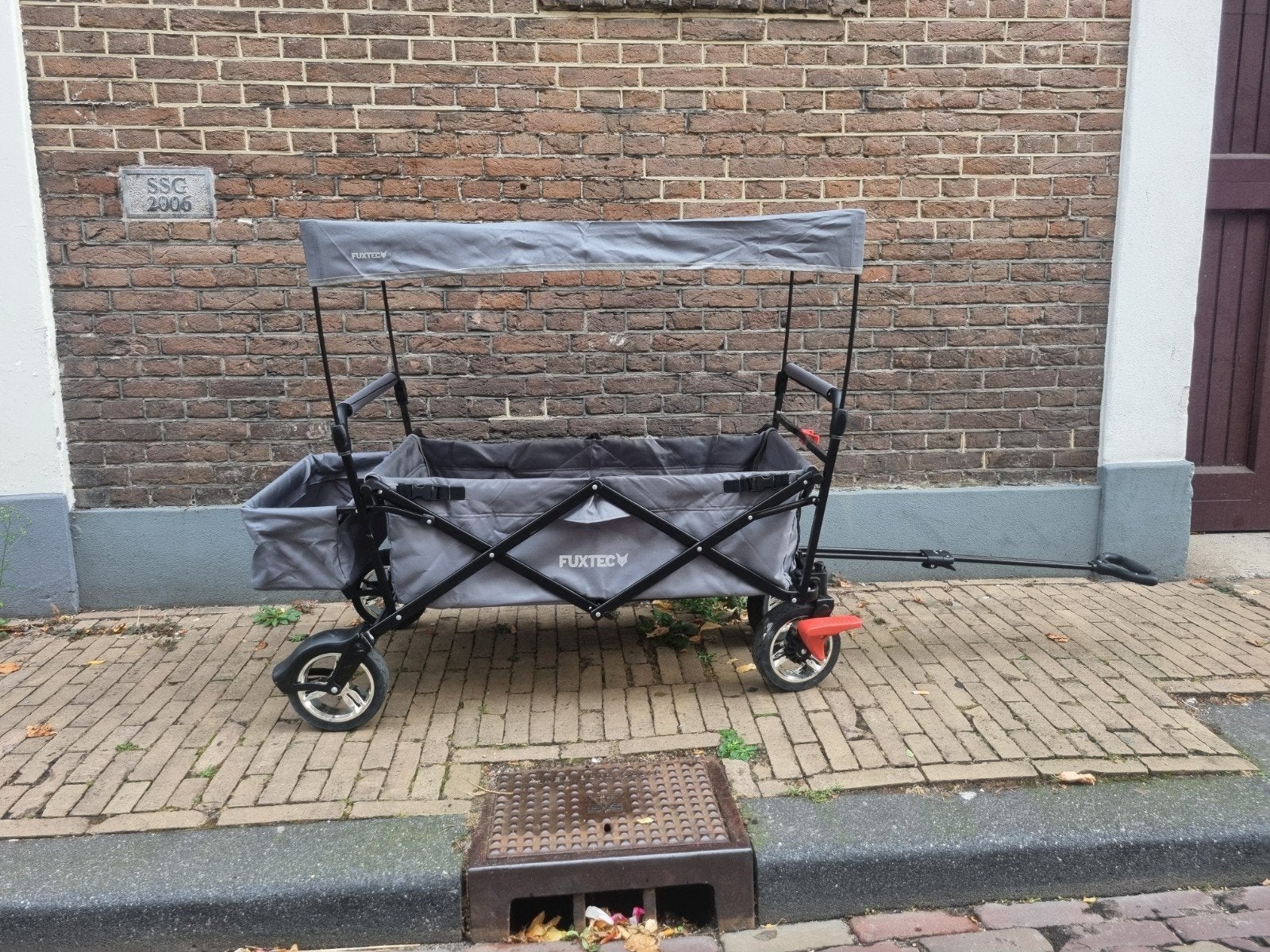 opvouwbare bolderkar Fuxtec CT-700, Ophalen, Zo goed als nieuw