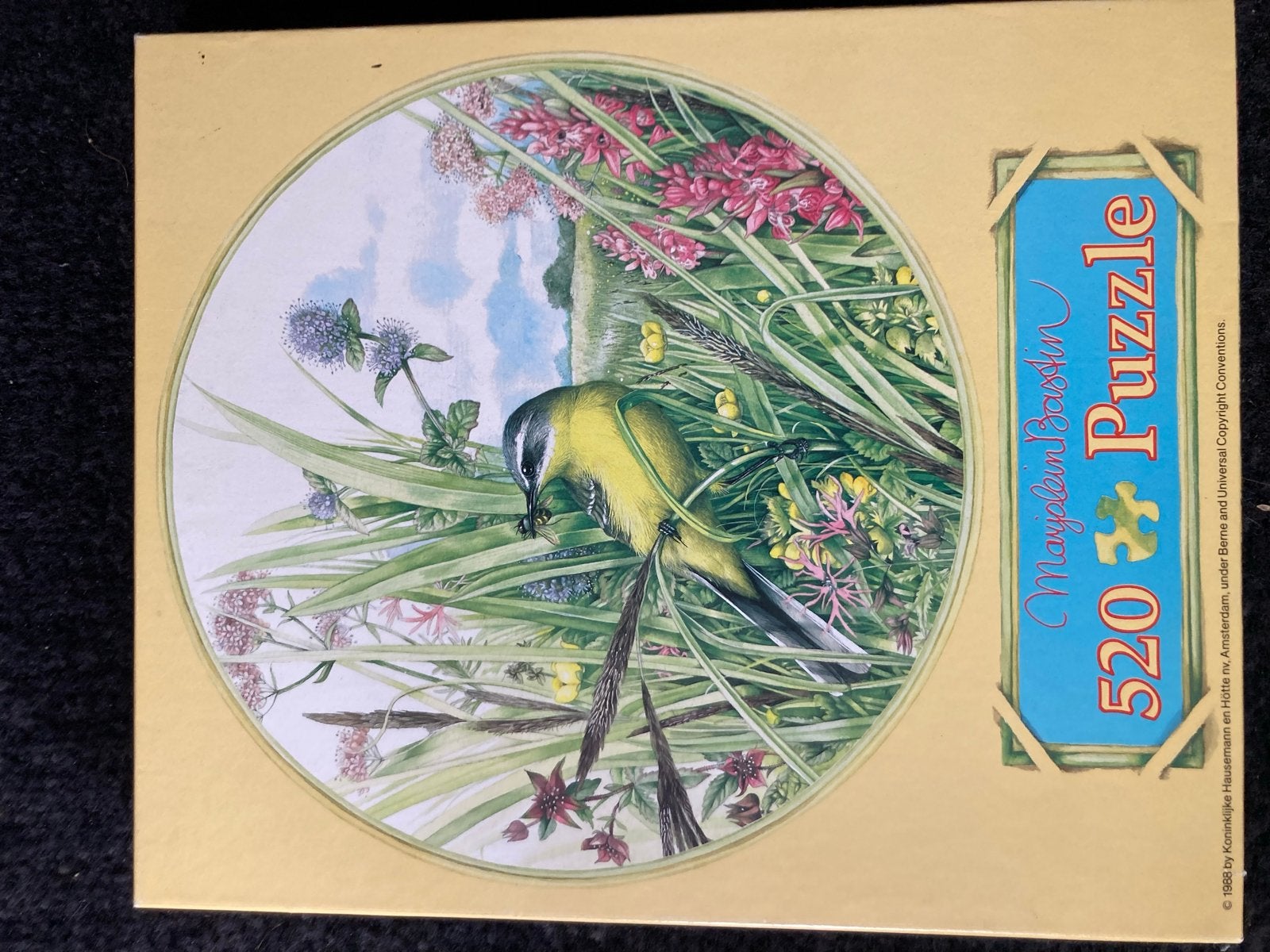 Marjolein Bastin 520 Stukjes Legpuzzel Vogel RUILEN, Ophalen, 500 t/m 1500 stukjes, Gebruikt, Legpuzzel