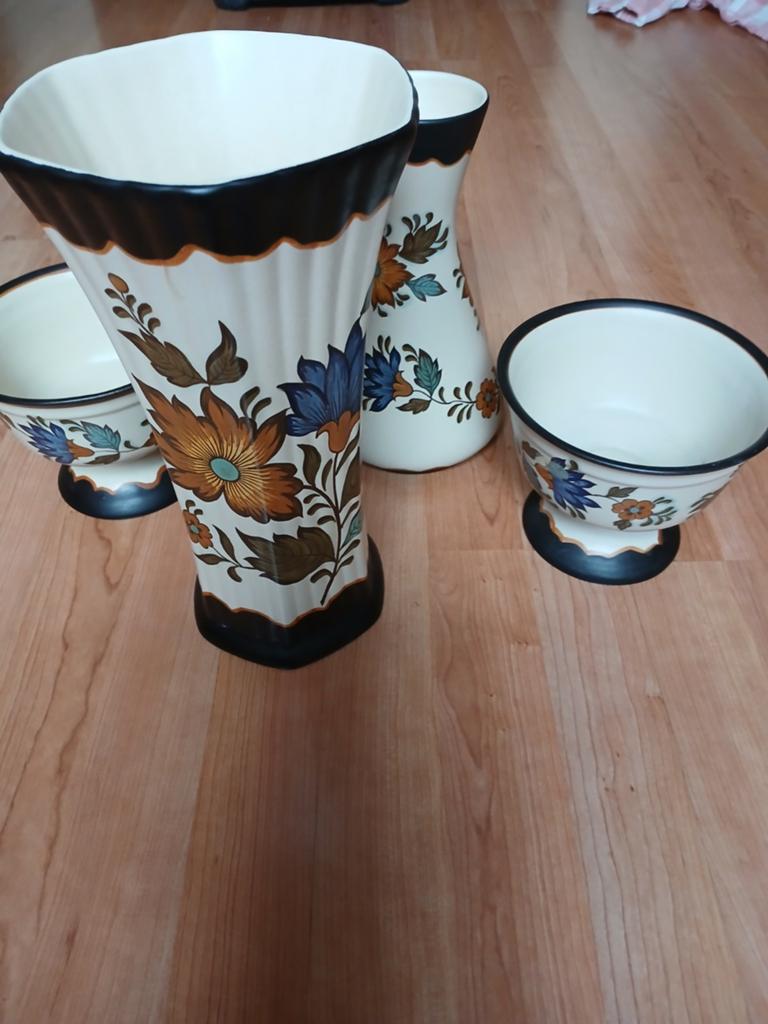 Delft Holland Handwerk vazen en schalen set, Antiek en Kunst, Ophalen