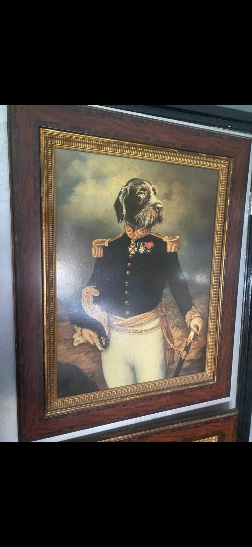 Thiery poncelet Dierenportretten in Klassieke Stijl, Antiek en Kunst, Ophalen, Doek, Dieren, Olieverf