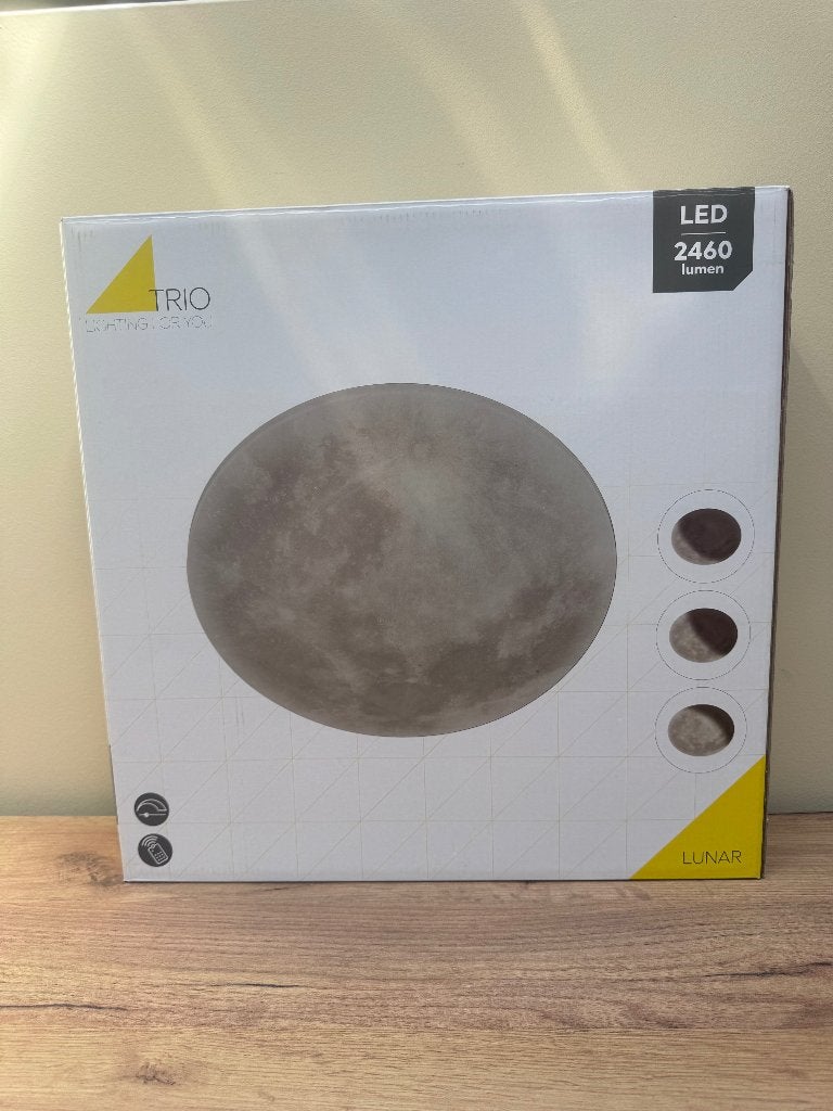Trio Lighting Lunar LED Plafondlamp– Maanlamp, Ophalen of Verzenden, Nieuw