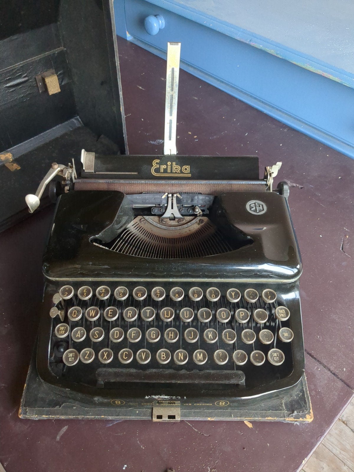 Vintage Erika SN typemachine, Diversen, Ophalen of Verzenden