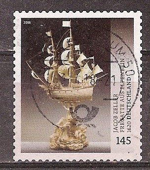 Duitsland Bund, Duitse Musea (zelfkl.), 2016., Ophalen of Verzenden, 1990 tot heden, Gestempeld