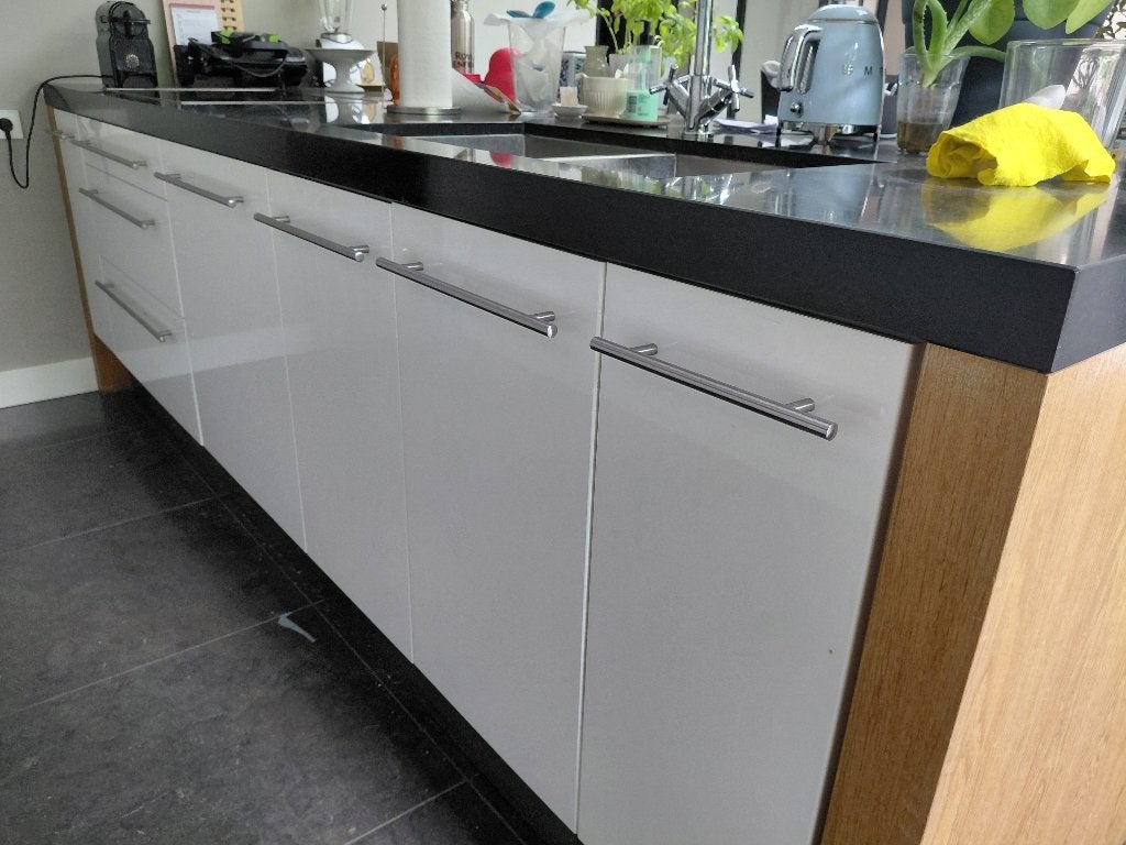Hardsteen Keuken eiland, Ophalen, Gebruikt, Zwart, Overige typen
