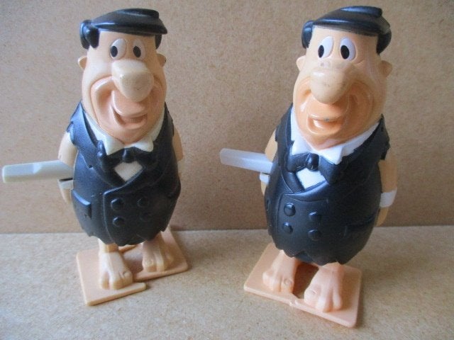 adv10702 flintstones opwind figuur 4, Ophalen, Overige figuren, Gebruikt, Beeldje of Figuurtje