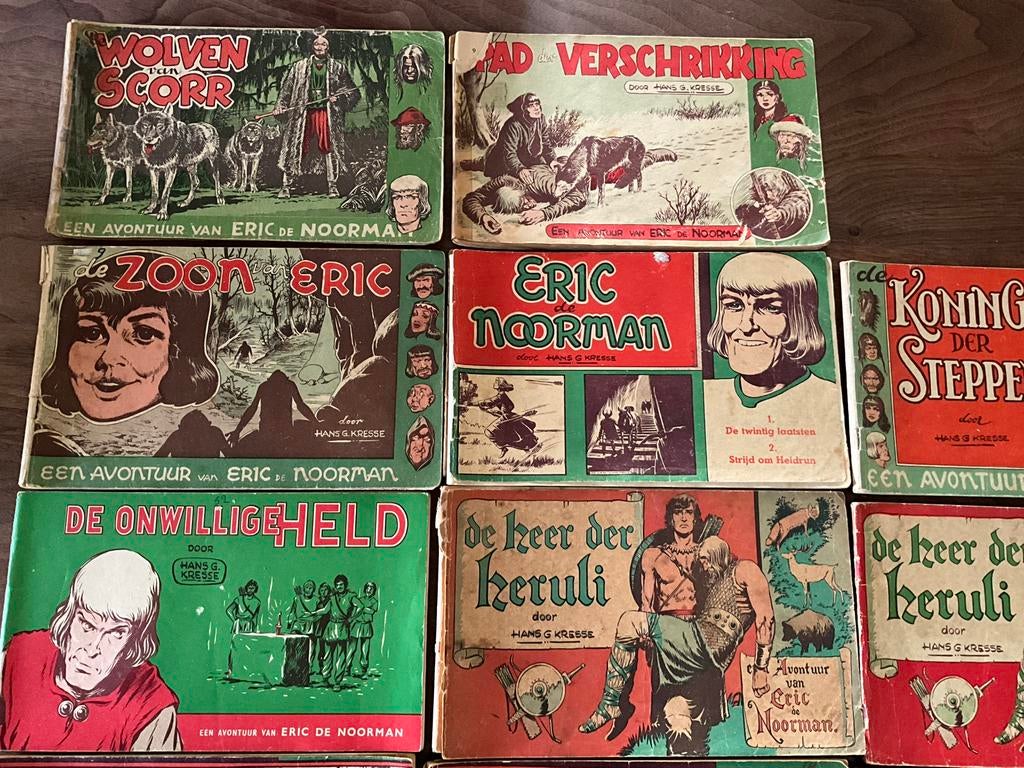 Antieke Eric de Noorman boekjes - Hans G. Kresse, Boeken, Stripboeken, Meerdere stripboeken, Ophalen of Verzenden, Gelezen