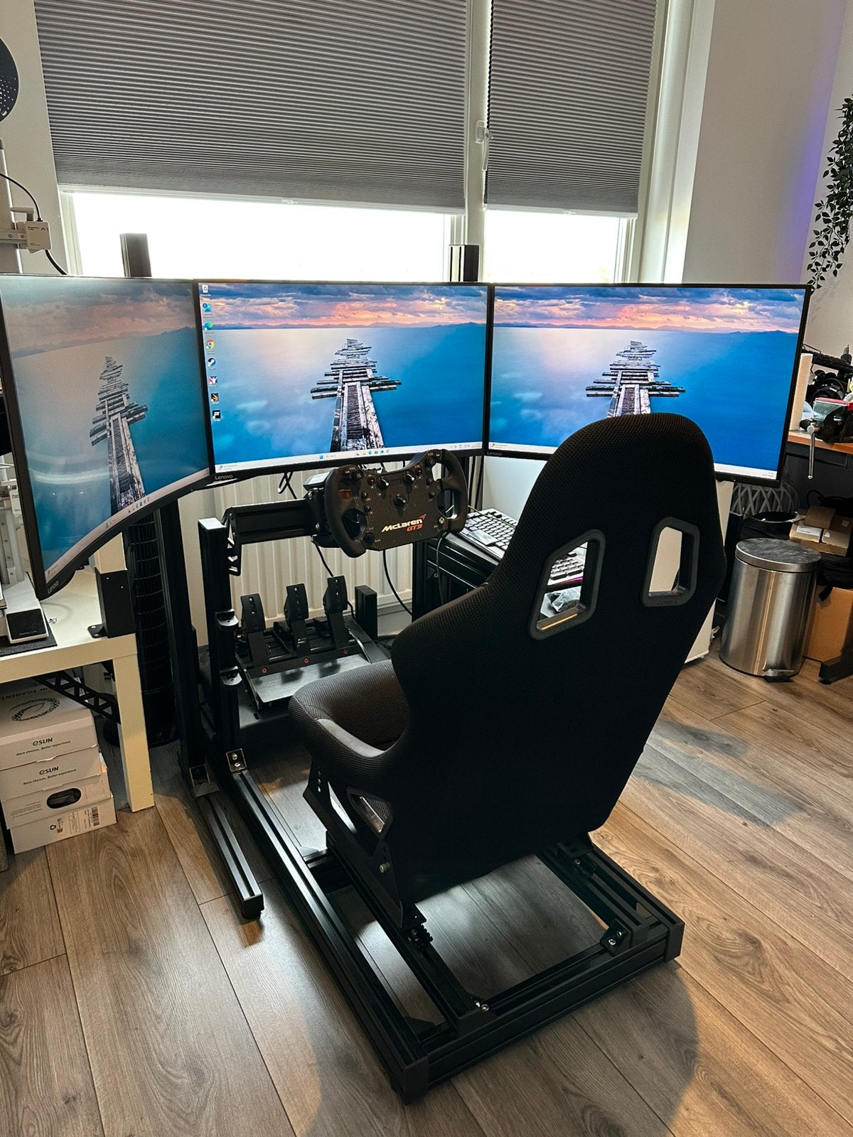 Compleet Sim-Lab simrig Fanatec CSL DD 8NM, los mogelijk, Computers en Software, Joysticks, Gebruikt, Ophalen