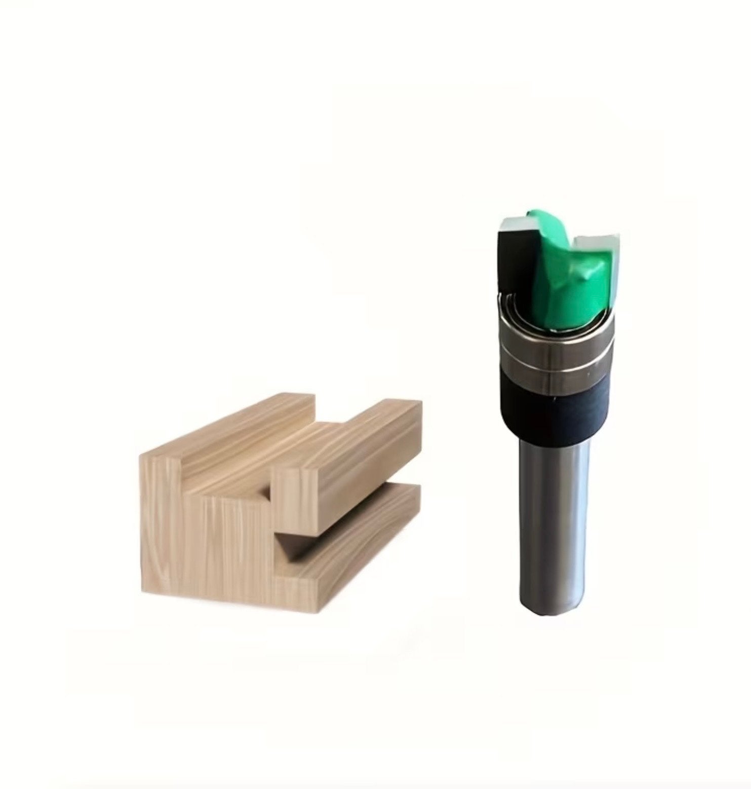 Nieuwe Groeffrees 9.5 mm - spantang 6.35 mmTungsten Staal, Ophalen of Verzenden, Nieuw, Elektrisch, Bovenfrees