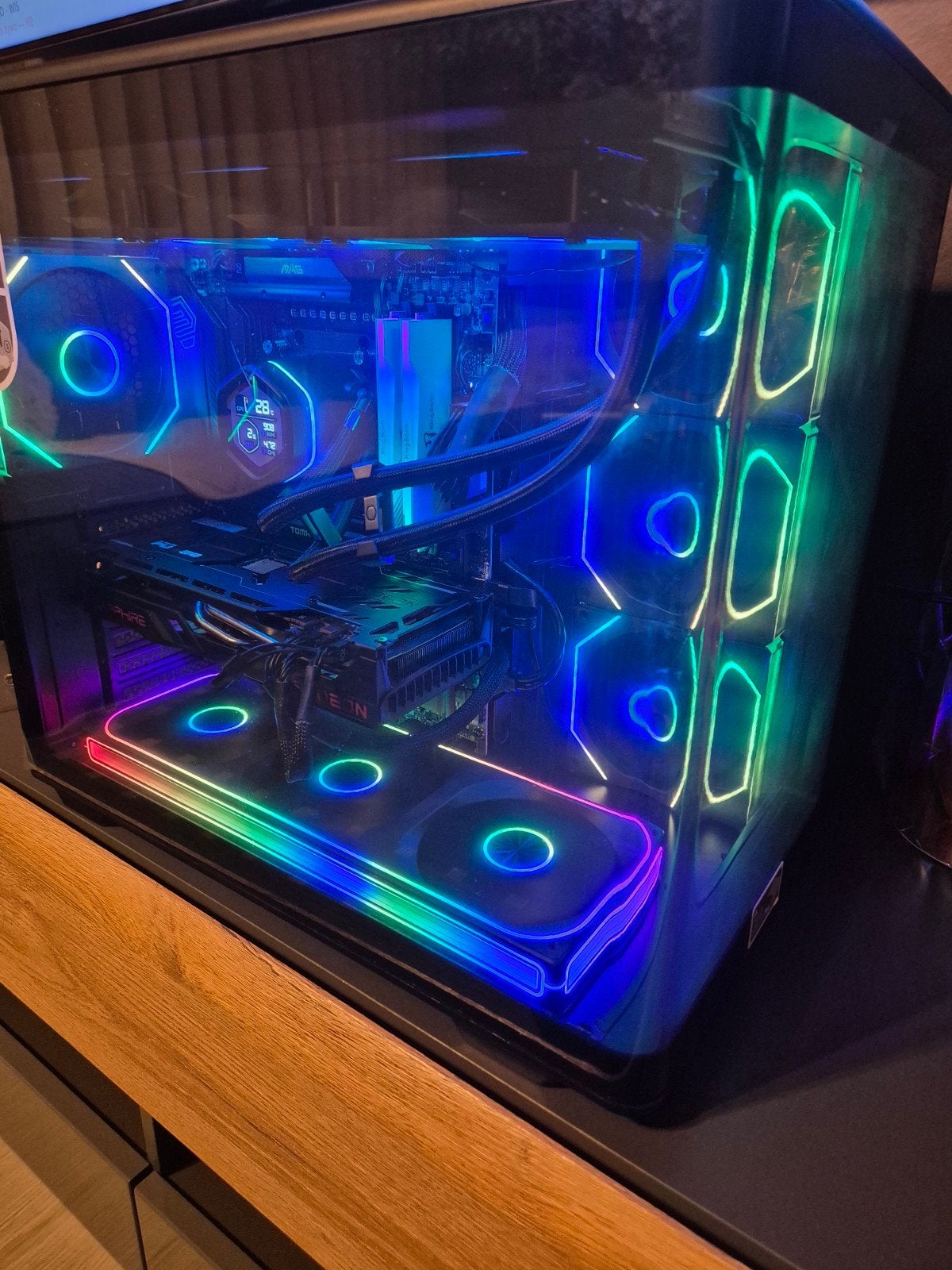 AMD Ryzen 7 7800X3D /RX 6700 XT 12G /64GB RAM DDR5 6400MHz, 64 GB of meer, Ophalen of Verzenden, Zo goed als nieuw, Gaming